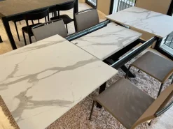 Altacom Tavolo in laminato rettangolare Tavolo giada allungabile in offerta outlet- Tavoli