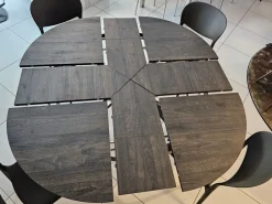 Easyline Tavolo in laminato rotondo Petalo in offerta outlet- Tavoli