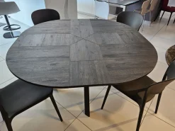 Easyline Tavolo in laminato rotondo Petalo in offerta outlet- Tavoli