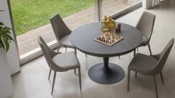 Tavolo in laminato rotondo Sun a prezzo ribassato^Altacom Outlet