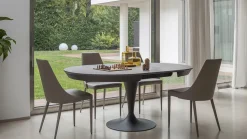 Tavolo in laminato rotondo Sun a prezzo ribassato^Altacom Outlet