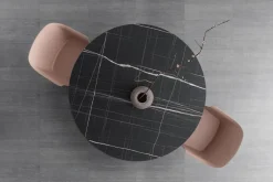 Outlet Tavolo in laminato rotondo Jacopo a prezzo scontato Tavoli