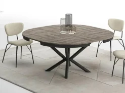 Outlet Tavolo in laminato rotondo Full-moon a prezzo scontato Tavoli