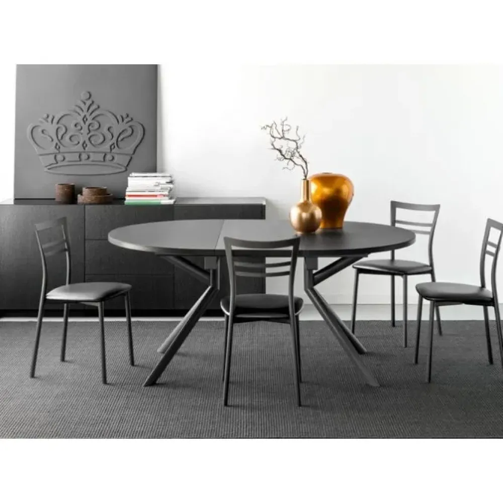 Connubia Tavolo in laminato rotondo Giove in offerta outlet- Tavoli