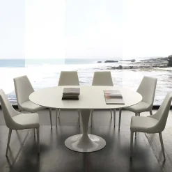 Tavolo in laminato rotondo Isola a prezzo ribassato^Artigianale