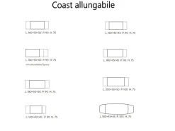 Tavolo in legno e resina rettangolare Coast a prezzo scontato^Zamagna Clearance