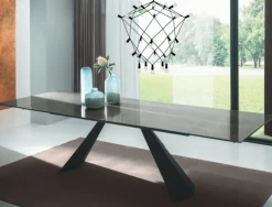 Tavolo in legno e resina rettangolare Coast a prezzo scontato^Zamagna Clearance