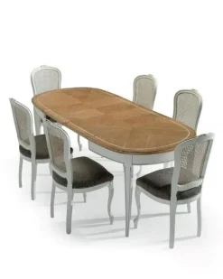 Mobilificio Bellutti Tavolo in legno ovale 8160 a prezzo scontato- Tavoli