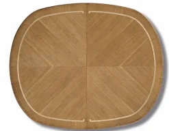 Collezione esclusiva Tavolo in legno ovale Ovalino parquet a prezzo scontato- Tavoli