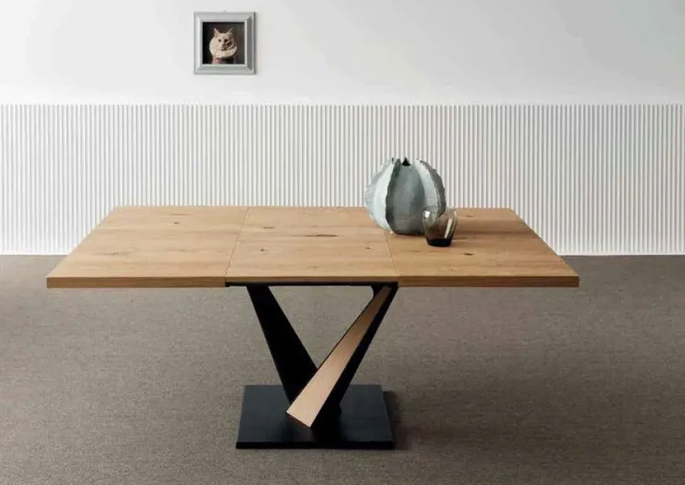 Tavolo in legno quadrato West a prezzo scontato^Alta Corte Discount