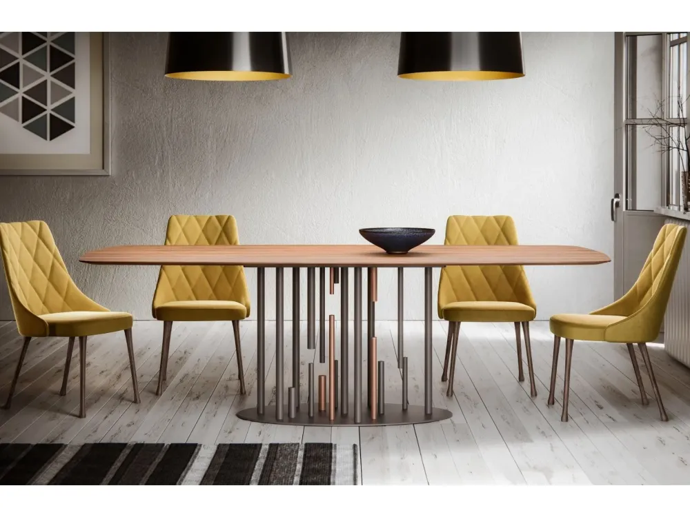 Ambianceitalia Tavolo in legno rettangolare Cave * in offerta outlet- Tavoli