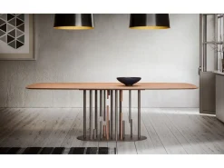 Ambianceitalia Tavolo in legno rettangolare Cave * in offerta outlet- Tavoli