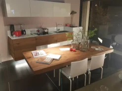 Tavolo in legno rettangolare Air wildwood table in offerta outlet^Lago