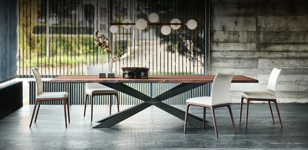 Tavolo in legno rettangolare Spyder a prezzo scontato^Cattelan Italia New