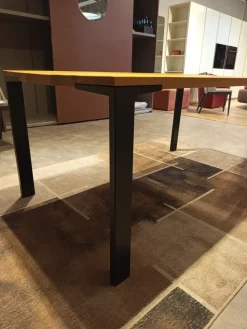 Tavolo in legno rettangolare Platz a prezzo scontato^Mirandola Nicola e Cristano Outlet