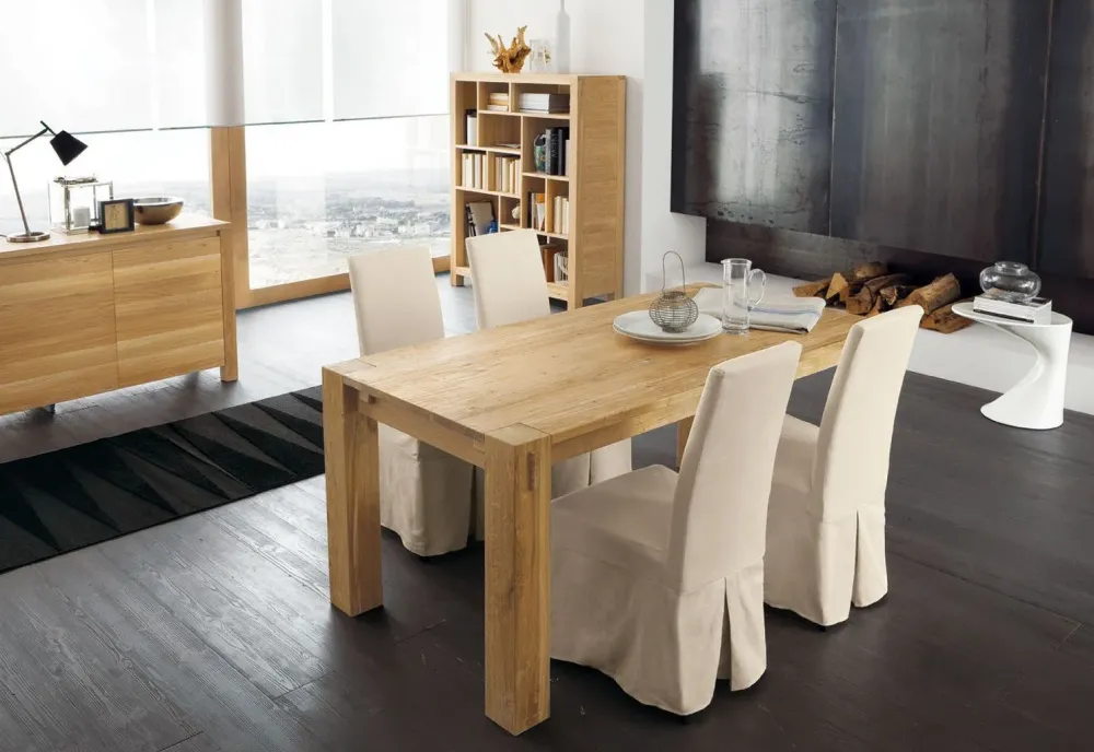 Tavolo in legno rettangolare Stoccolma in offerta outlet^Alta Corte Hot