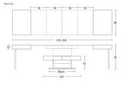 Altacom Tavolo in legno rettangolare Ares mega a prezzo scontato- Tavoli