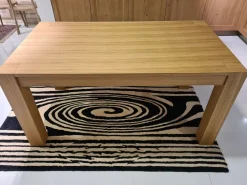 Tavolo in legno rettangolare 633 in offerta outlet^Artigianale New