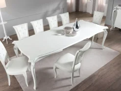 Outlet Tavolo in legno rettangolare Modello chanel a prezzo ribassato Tavoli