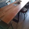 Tavolo in legno rettangolare Tavolo in vero legno  industrial design austin allungabile     in offerta outlet^Outlet Etnico Online