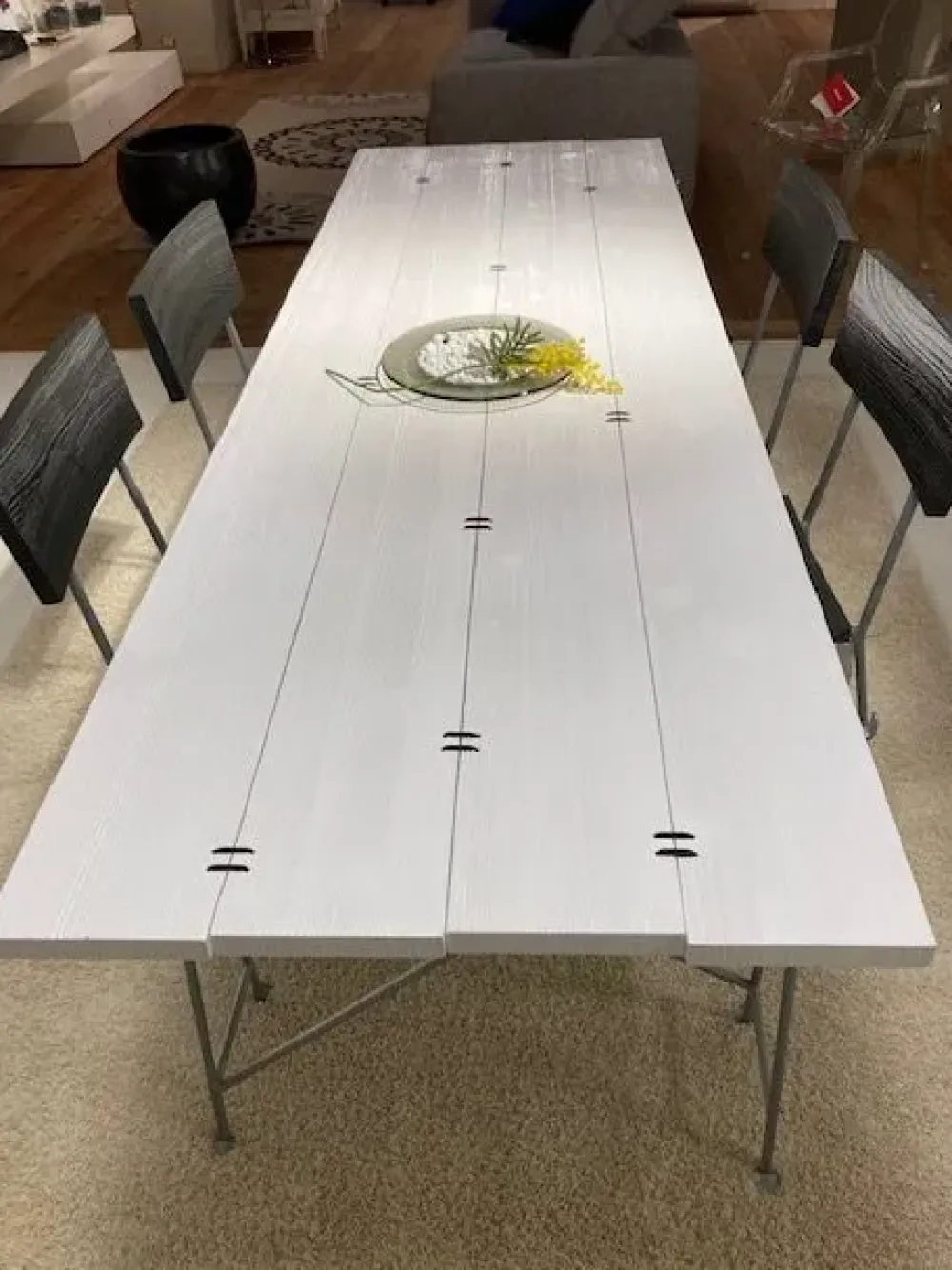 Lando Tavolo in legno rettangolare Tavolo in offerta outlet- Tavoli