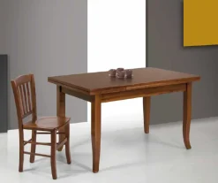 Artigianale Tavolo in legno rettangolare Rust in offerta outlet- Tavoli