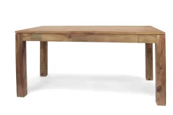 Outlet Etnico Tavolo in legno rettangolare Tavolo  nature allungabile con prolunghe a scomparsa    a prezzo scontato- Tavoli