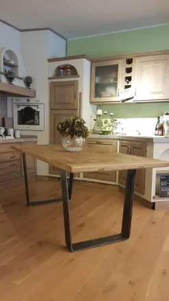 Nature Design Tavolo in legno rettangolare Gate in offerta outlet- Tavoli