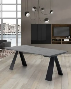 Di Lazzaro Tavolo in legno rettangolare Consolle allungabile dakota in offerta outlet- Tavoli