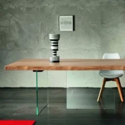 Tavolo in legno rettangolare Ice in offerta outlet^Alta Corte Discount