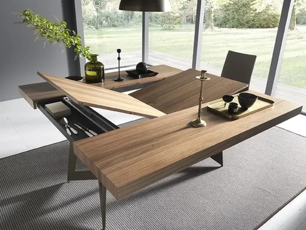 Altacom Tavolo in legno rettangolare Sipario 160 in offerta outlet- Tavoli