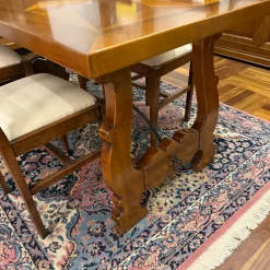 Tavolo in legno rettangolare Rosa dei venti a prezzo ribassato^Artigianale Online