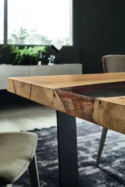 Outlet Tavolo in legno rettangolare Spring a prezzo scontato Tavoli