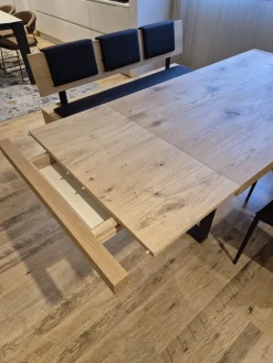 Online Tavolo in legno rettangolare Rovere in offerta outlet Tavoli