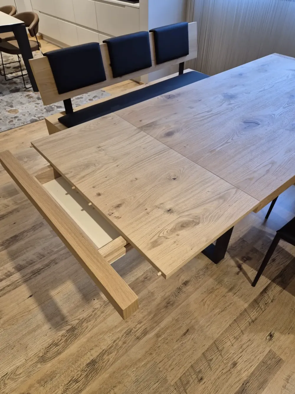 Online Tavolo in legno rettangolare Rovere in offerta outlet Tavoli