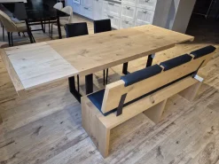 Online Tavolo in legno rettangolare Rovere in offerta outlet Tavoli