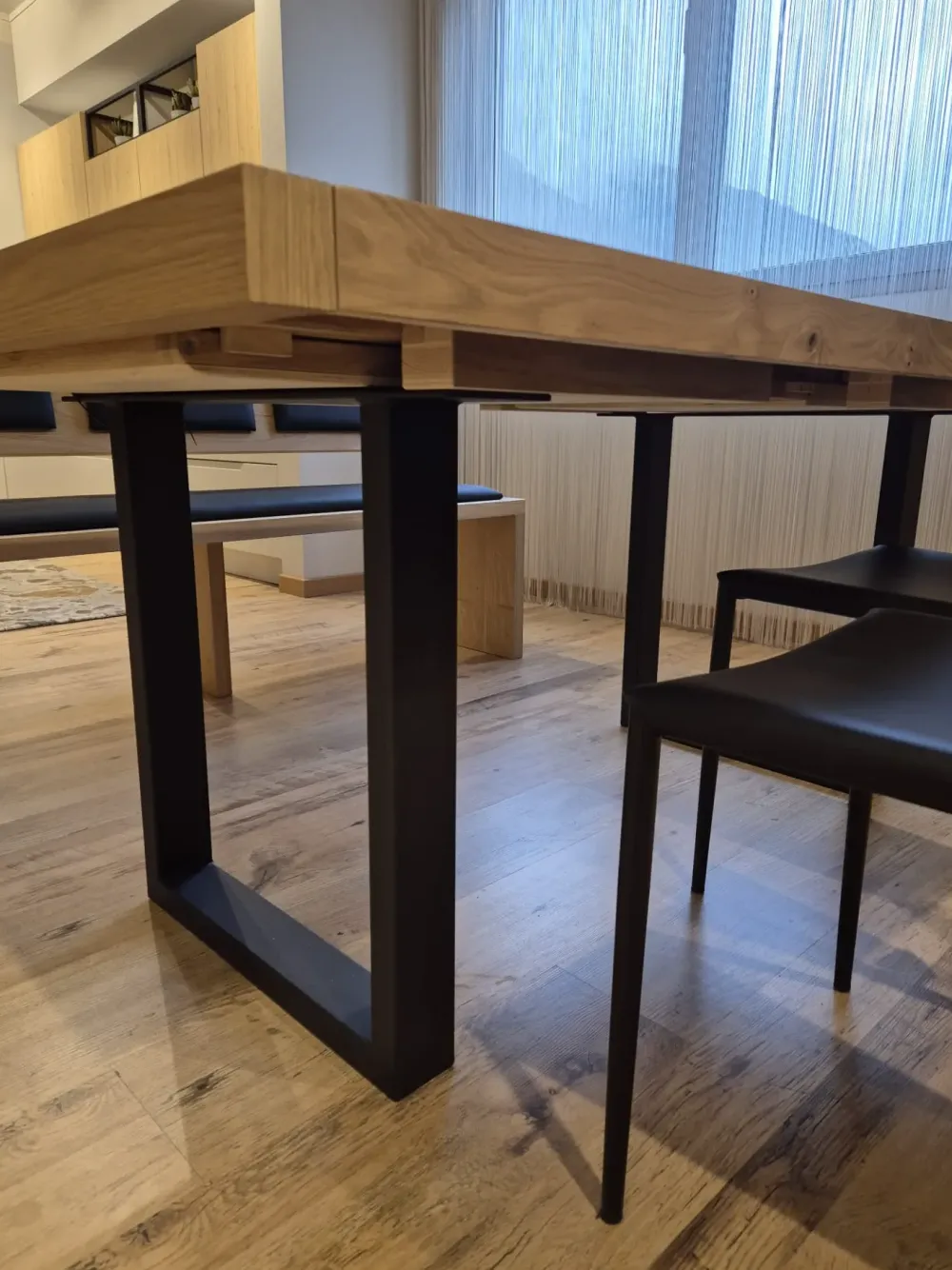 Online Tavolo in legno rettangolare Rovere in offerta outlet Tavoli