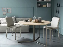 Altacom Tavolo in legno rotondo Icaro in offerta outlet- Tavoli