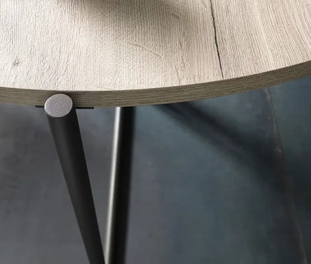 Altacom Tavolo in legno rotondo Icaro in offerta outlet- Tavoli