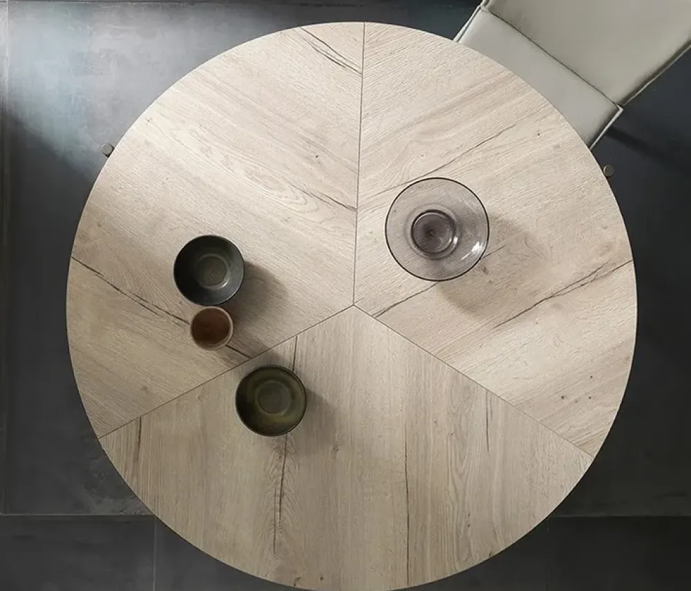 Altacom Tavolo in legno rotondo Icaro in offerta outlet- Tavoli