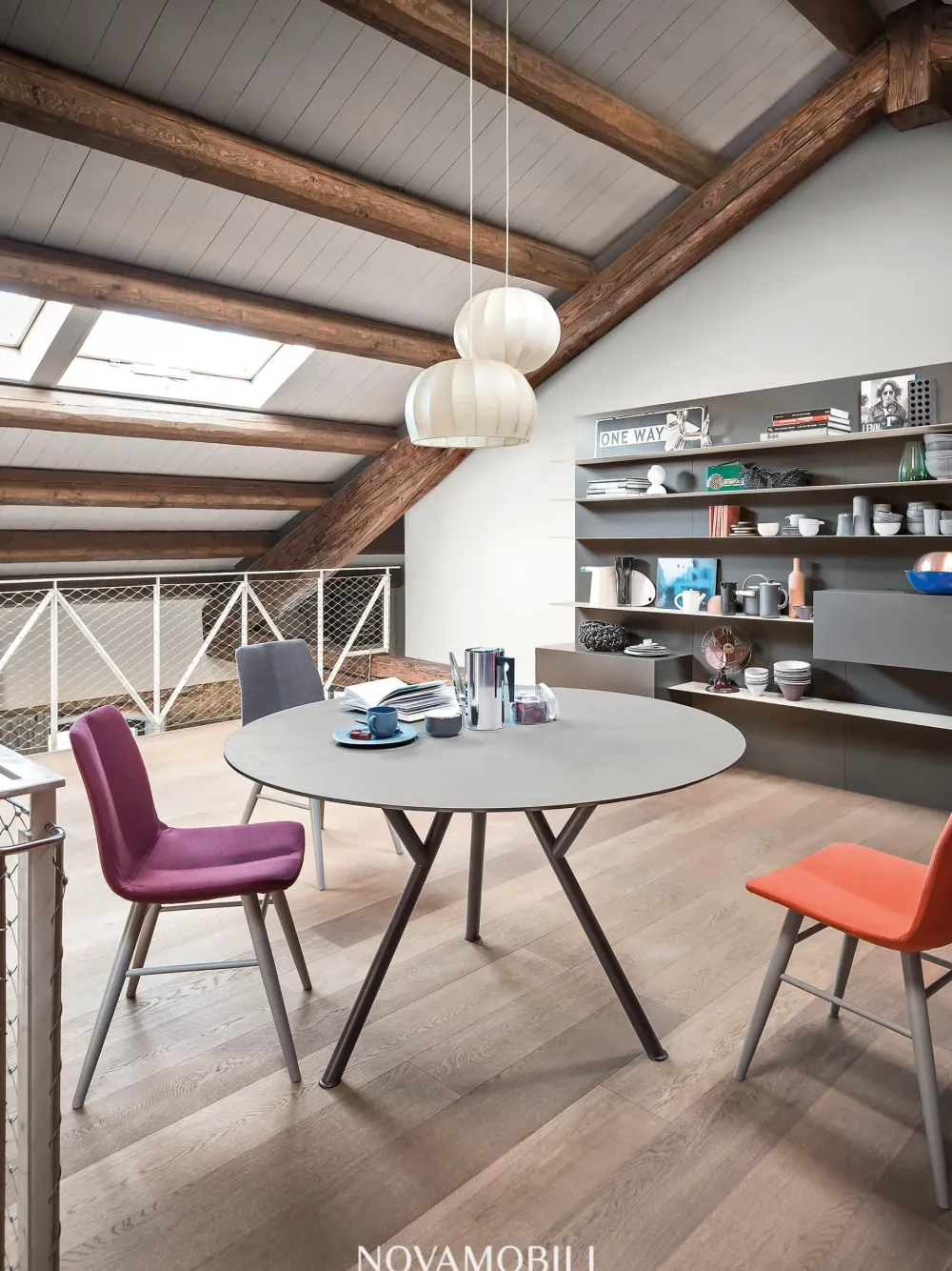 Tavolo in legno rotondo Tavolo rotondo a prezzo ribassato^NovaMobili Best