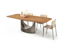 Lago Tavolo in legno sagomato U table sagomato 220x120 a prezzo ribassato- Tavoli