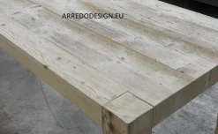 Tavolo in legno vecchio e patinato allungabile^Collezione esclusiva Online