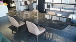 New Tavolo in marmo ovale Eiffel in offerta outlet Tavoli