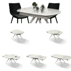 Tavolo in marmo rettangolare Marble a prezzo scontato Tavoli