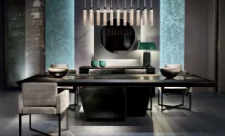 Best Tavolo in marmo rettangolare Tavolo luxury legno e marmo   in offerta outlet Tavoli