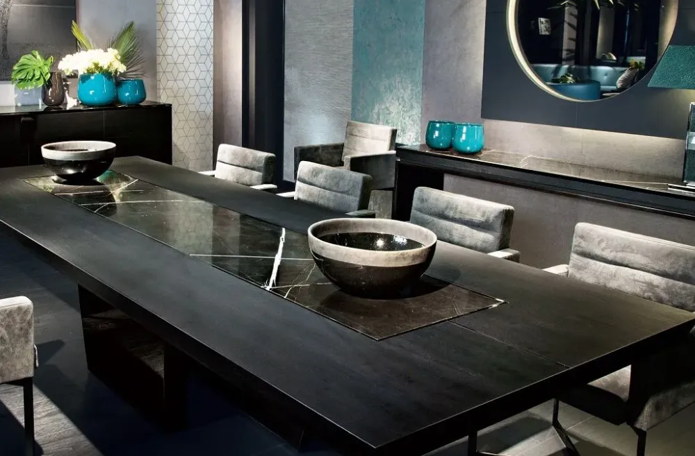 Best Tavolo in marmo rettangolare Tavolo luxury legno e marmo in offerta outlet Tavoli