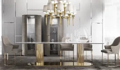 Tavolo in marmo rettangolare Modello monte carlo luxury italia in offerta outlet^Md work Clearance