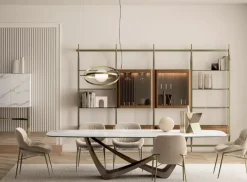 Online Tavolo in marmo sagomato Bach in offerta outlet Tavoli