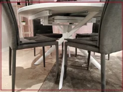 Connubia Tavolo in offerta outlet modello Giove cb-4739 d120 di- Tavoli